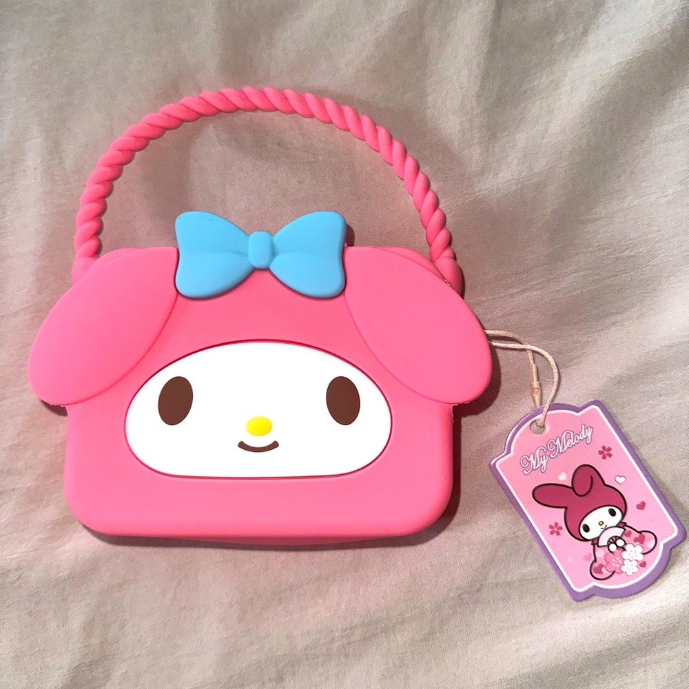 Sanrio || NWT || My Melody Rose Silicone Girl’s Crossbody Purse
